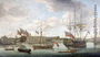 Launch at Deptford Dockyard, c.1750 Reproduction