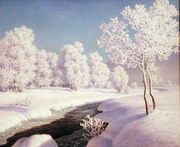 Winter Morning - Engadine Reproduction