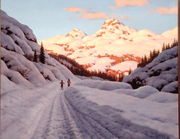 The Late Afternoon Ski Run Reproduction