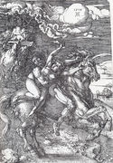 Abduction Of Proserpine On A Unicorn Reproduction