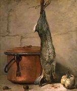 Rabbit and Copper Pot c.1739-40 Reproduction