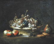 Basket of Grapes, 1765 Reproduction