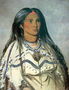 'Mint', a Mandan Indian girl, 1832 Reproduction