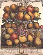 December, from 'Twelve Months of Fruits' Reproduction