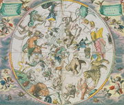 Celestial Planisphere Showing the Signs of the Zodiac, from 