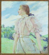 A Breezy Day, c.1898 Reproduction