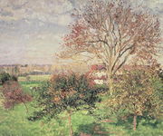 Autumn morning at Eragny, 1897 Reproduction