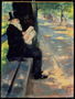 Gentleman in a Zoo, c.1900 Reproduction