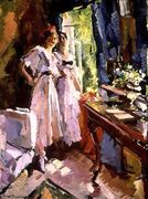 At the Open Window, 1916 Reproduction