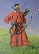 Bokharan Soldier (Sarbaz), 1873 Reproduction