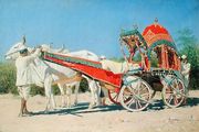 Vehicle of a Rich Man in Delhi, 1874-76 Reproduction