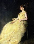 A Lady in Yellow, 1888 Reproduction