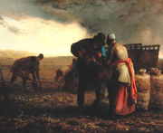 The Potato Harvest, 1855 Reproduction