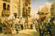 The handing over of the Sacred Carpet in Cairo, 1876 Reproduction