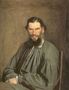 Portrait of Count Lev Nikolaevich Tolstoy (1828-1910) 1873 Reproduction