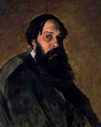 Portrait of the Artist Alekei Kondratevich Sarasov (1830-1897) Reproduction