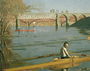 Max Schmitt in a Single Scull, 1871 (detail-2) Reproduction