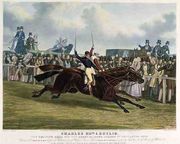 'Charles XII' and 'Euclid', The Decisive Heat for the Great St. Leger Stakes at Doncaster, 1839 Reproduction