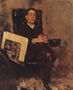 Manuel Gustavo, oil on wood, 1884 Reproduction