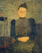 Portrait of Mlle Vuillard, Sister of the Artist, 1892-93 Reproduction