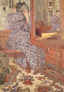 Madame Vuillard Arranging her Hair, 1900 Reproduction