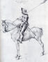 Man In Armor On Horseback Reproduction