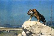 Tiger On The Watch Ii Reproduction