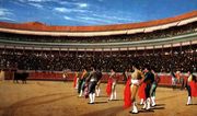 Plaza De Toros The Entry Of The Bull Reproduction