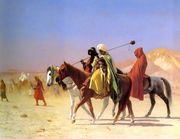 Arabs Crossing The Desert Reproduction