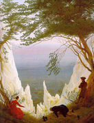 Chalk Cliffs on RÃ¼gen c. 1818 Reproduction