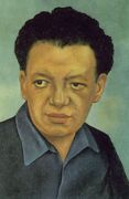 Portrait Of Diego Rivera Reproduction