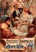 Biscuits Champagne Lefevre Utile Reproduction