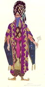 Costume design for a character in 'The Legend of Joseph', 1914 Reproduction