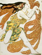 Costume design for a bacchante in 'Narcisse' by Tcherepnin, 1911 Reproduction