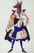 Costume design for The Wolf, from Sleeping Beauty, 1921 Reproduction