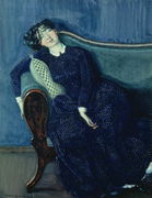 Sleeping woman in blue, 1903 Reproduction