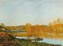 Autumn - Banks of the Seine near Bougival Reproduction