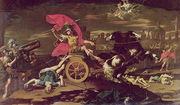 Achilles Dragging the Body of Hector around the Walls of Troy Reproduction