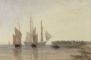 Entrance to Calais Harbour, 1829 Reproduction