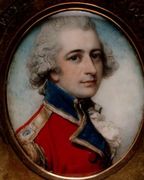 Portrait miniature of Captain, The Hon, Edmund Phipps, 1788 Reproduction