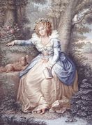 Mrs Fitzherbert, engraved and pub. by Jean Conde (1725-94), 1792 Reproduction