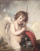 Portrait of Master Oswald Fawcett as Cupid Reproduction