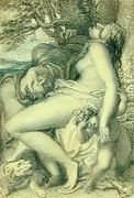 Mars reposing in the lap of Venus, c.1805-15 Reproduction