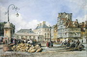 A Market Square on the Continent Reproduction