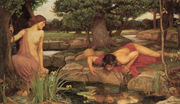 Echo and Narcissus 1903 Reproduction