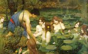 Hylas and the Nymphs 1896 Reproduction