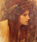 A Naiad, study 1893 Reproduction