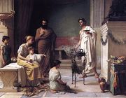 A Sick Child brought into the Temple of Aesculapius 1877 Reproduction