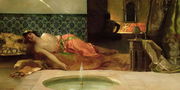 An Odalisque in a Harem Reproduction