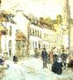 An Evening Street Scene, Pont Aven Reproduction